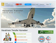 Tablet Screenshot of egetransfer.net